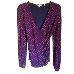 Boden Elodie Faux Wrap Blouse Top 4